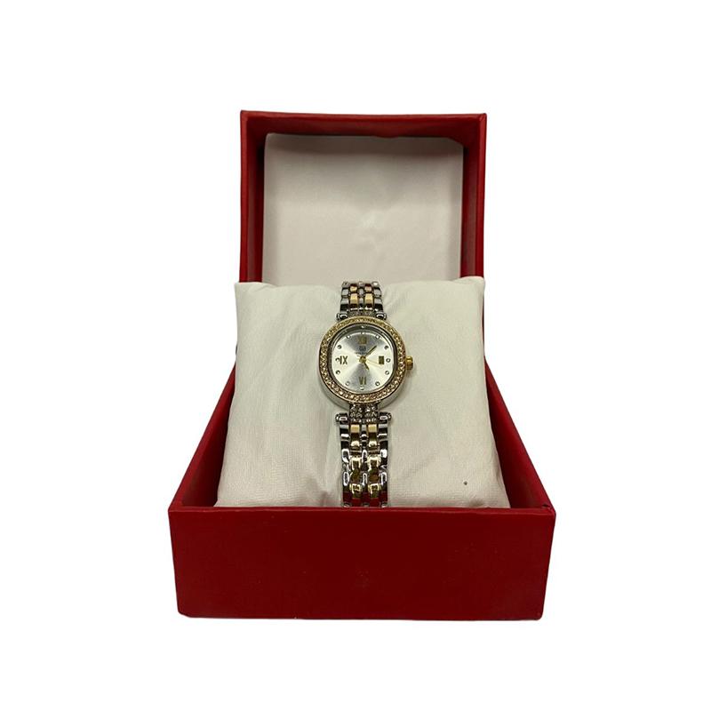 Rhinestone Round Watch